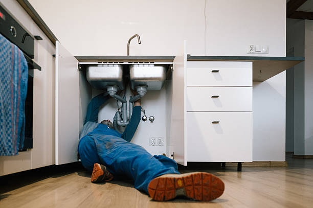 Professional Drain Cleaning technician working in South Lebanon, OH